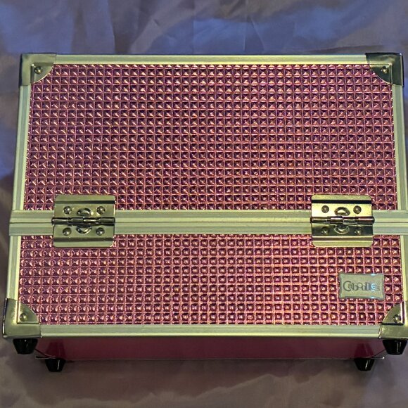 Large Metallic Pink Caboodles - Picture 2 of 5